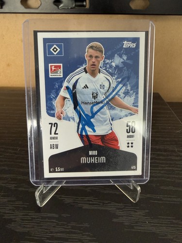 Hsv miro muheim - hsv, topps