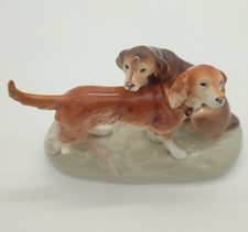 Royal Dux Hunde Figur