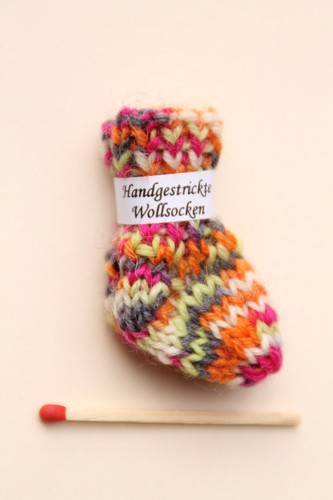 Mini söckchen mit banderole - mit,