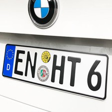 Kennzeichenhalter rahmenlos unsichtbar Kennzeichenträger Kennzeichenklett ® NEU!