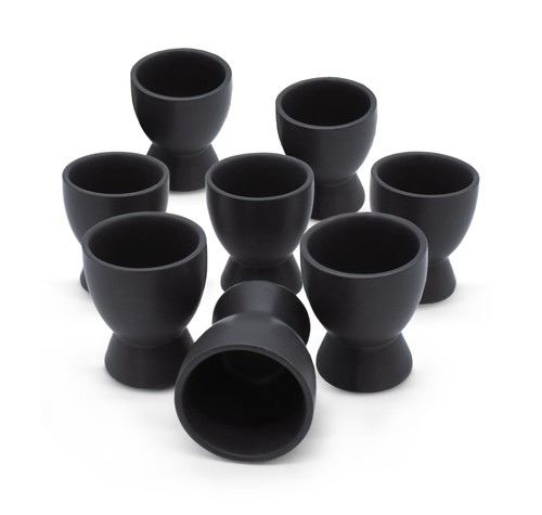 Keramik eierbecher schwarz - keramik,