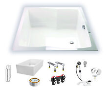 Badewanne Hoesch Largo 2000x1400 3692.010 Zweisitzbadewanne Doppelwanne Acryl