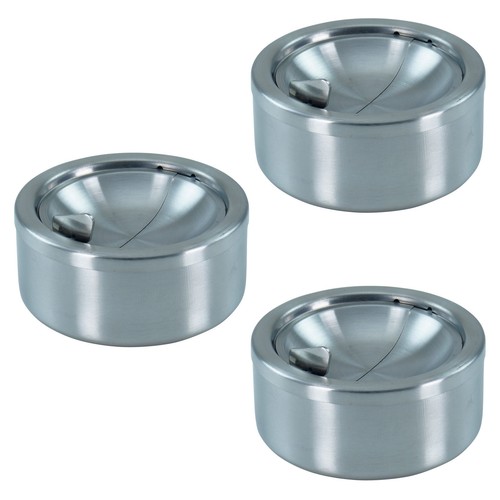 3er set druckaschenbecher - set,
