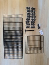 Drahtgehege Schwarz für