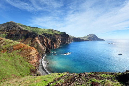 Wandbild landschaft der insel - wandbild:,
