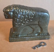 Spardose, Sparbüchse Löwen