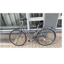 Decathlon city bike grau mit - city,