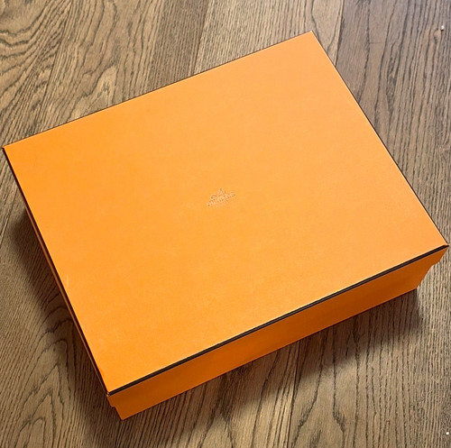 Hermès geschenkbox orange - hermès,