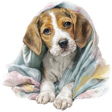 2x Sticker Beagle Car Sticker