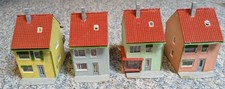 4 Reihenhäuser Faller 224 gebaut guter Zustand