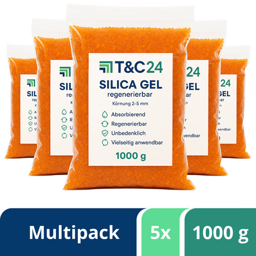 5kg silica gel - silica, orange
