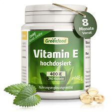 Vitamin E, 400 iE, hochdosiert, 240 Kapseln