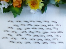 50 x Mini Flügel antiksilber