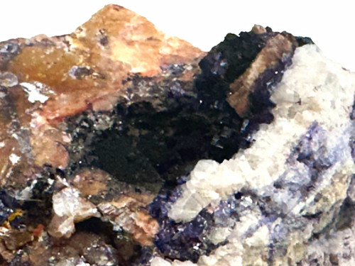 Fluorit quarz goethit - fluorit,