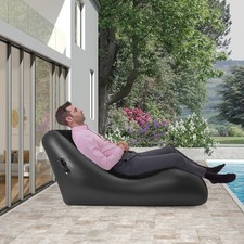 S-Shaped Inflatable Sofa Bed