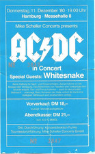 AC/DC  Back In Black Tour 1980
