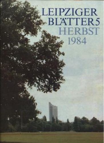 Buch leipziger blätter heft - leipziger,