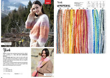 Mondial York 100g Farbverlaufsgarn 40% Wolle Stricken Wolle Häckeln Schal Pullov