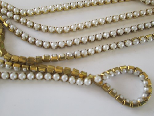 Meter strasssteine kette - 10/1,