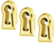 Schlüsselschild Messing