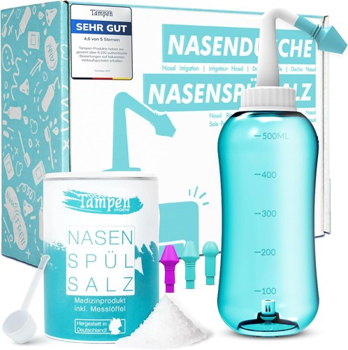 Nasendusche tampen 500ml - nasendusche, set