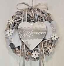 Türkranz willkommen herz