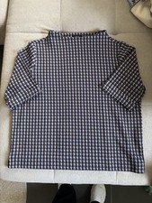 Sweatshirt von OPUS, Gr. 42 - Braun, Lila, Blau - Halbarm - Ungetragen!!