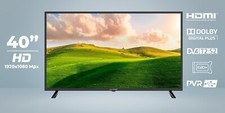 Fernseher TV 40 Zoll Full HD LED Fernseher, 3x HDMI, DVB-T2, Dolby Audio