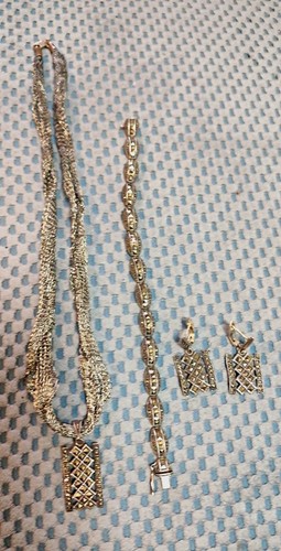 925 silber schmuckset - 925,