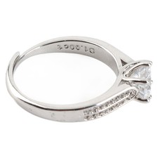 Damenring Moissanit-Ring 1