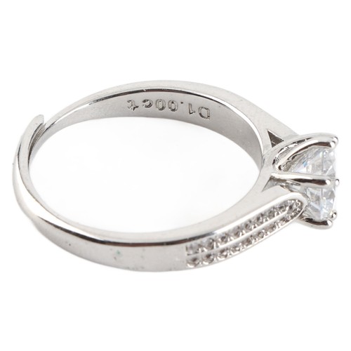 Damenring moissanit ring - damenring, moissanit-ring