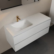 corian waschtisch set weiß