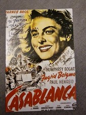 Leonid Kinskey  Autogramm a. Foto  signiert Autograph Casablanca 12,2 x 18 cm