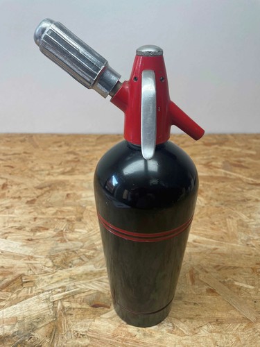 Vintage soda syphon schwarz - vintage,