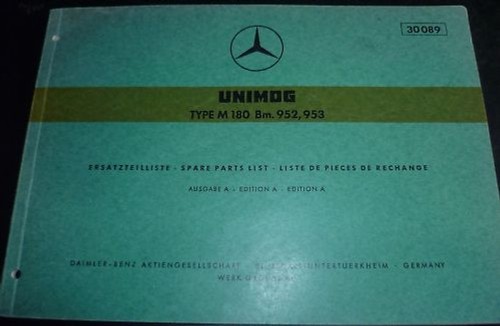 Mercedes unimog motoren m180 - mercedes,