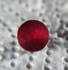 Natürlicher Rubin 5,2 ct Rund Leuchtend Rot Unbehandelt &amp 100% Natürlich