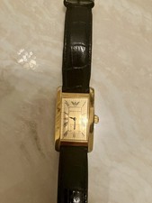 Emporio Armani Armbanduhr Leder Vergoldet