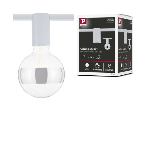 Urail schienenspot socket e27 - schienenspot,