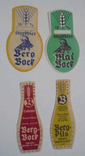 Bieretiketten bergquell - bieretiketten,,