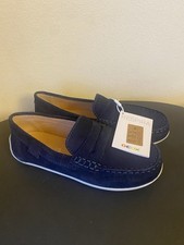 GEOX Kindermokassins, J New Fast, Navy/White, Größe 32