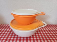 Tupperware * 2  X Maximilian Schüssel mit Deckel 600ml u 1,4 L orange gelb