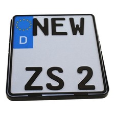 Kennzeichenhalter motorrad 180 - kennzeichenhalter,