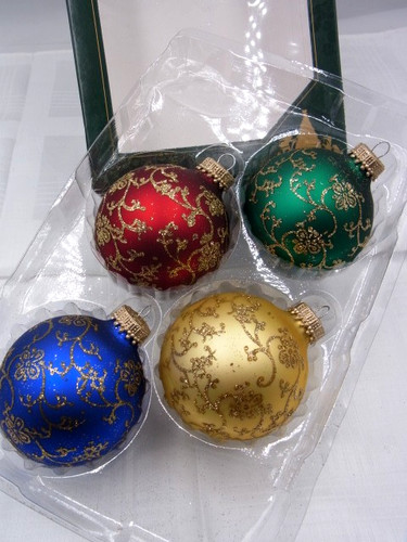 Set mit christbaumkugeln - set, 4