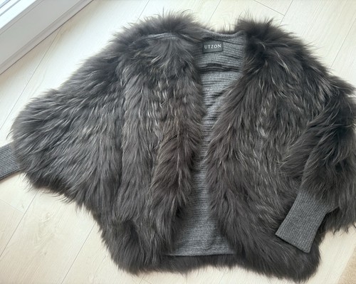 Utzon pelzjacke strickjacke - pelzjacke,