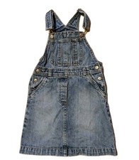 Latzkleid Jeans Kleid * Gr. 116 * H&M * Guter Zustand 