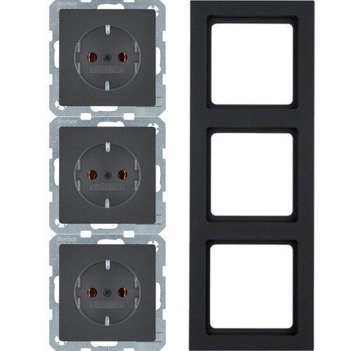 Berker set 3fach rahmen - berker,