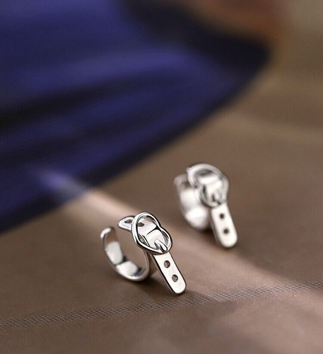 Herz ohrklemme silber 925 ear - herz,