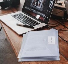 40TLG A4 Dokumententasche Büromaterial Schulsachen Büro Organizer Transparent DE