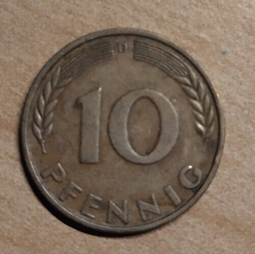 Pfennig d 1950 - pfennig,