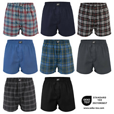 Boxershorts Herren 4-8-12-16 Pack Unterhosen Webboxer Schwarz Blau Grau M - 3XL
